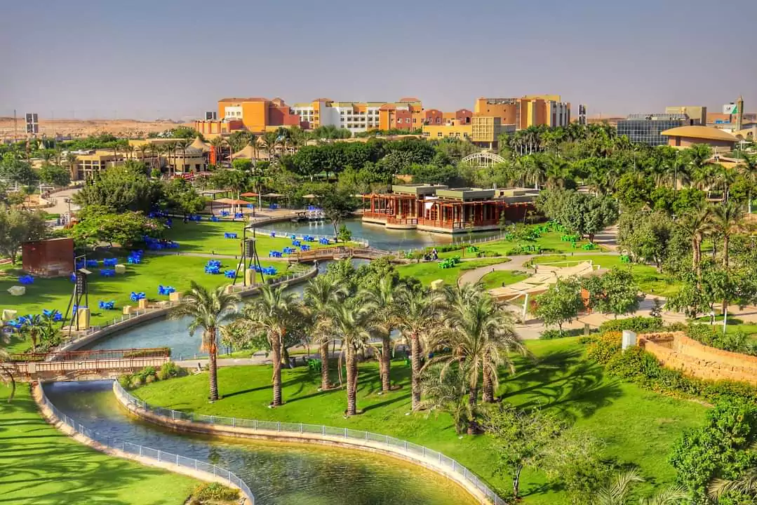 Parque familiar en El Cairo